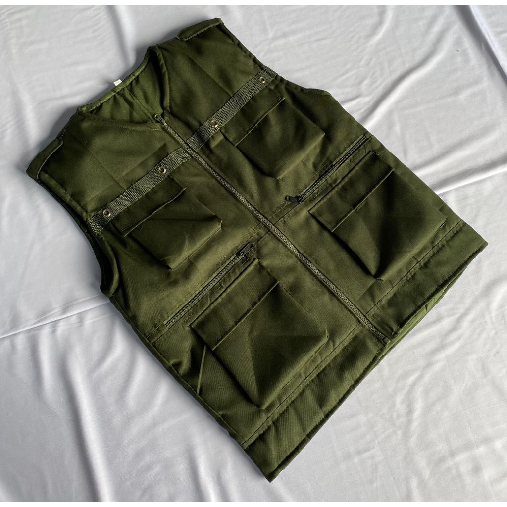 Rompi Pria | Jaket Motor | Jaket Pria Tanpa Lengan