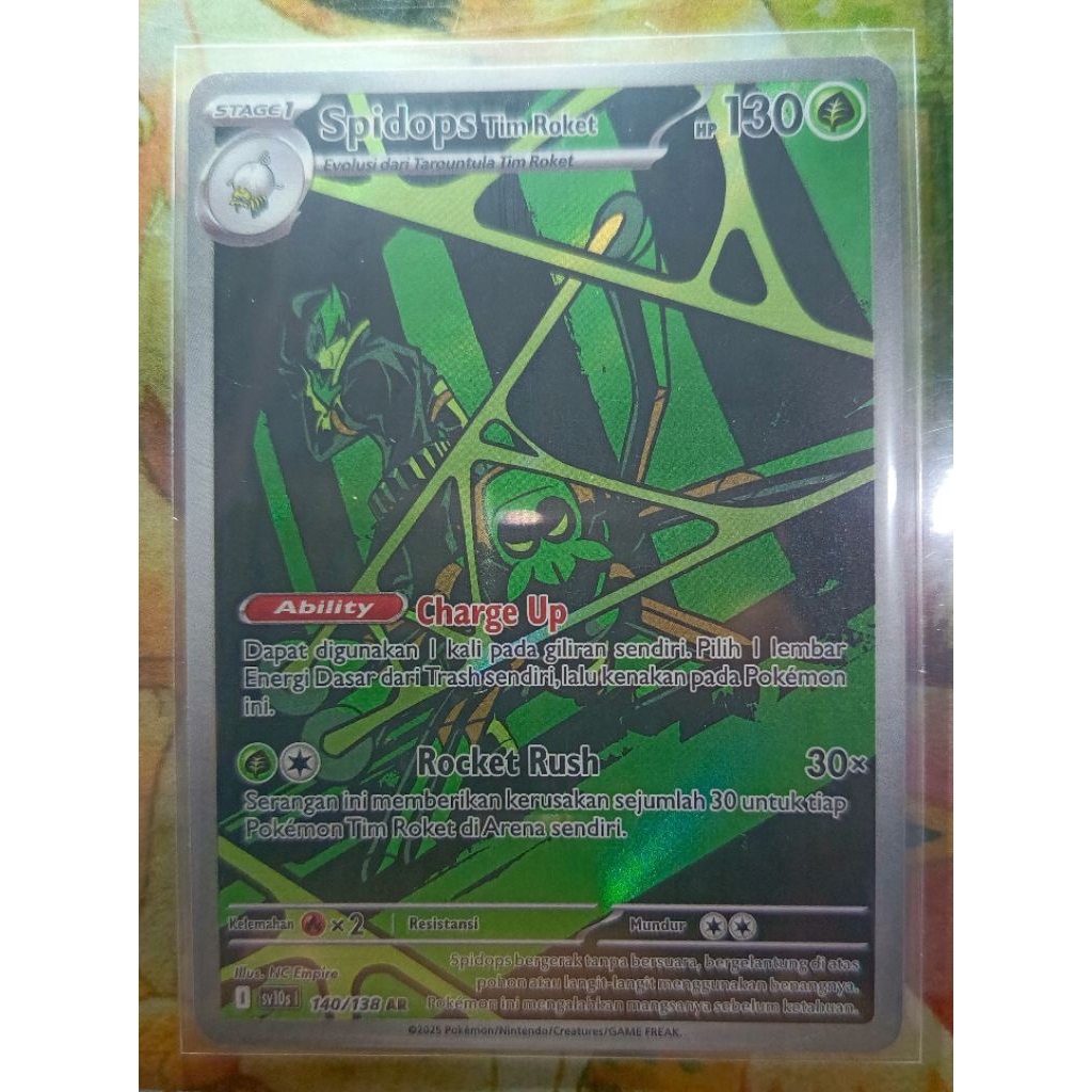 Pokemon Indonesia - SPIDOPS (ART RARE)