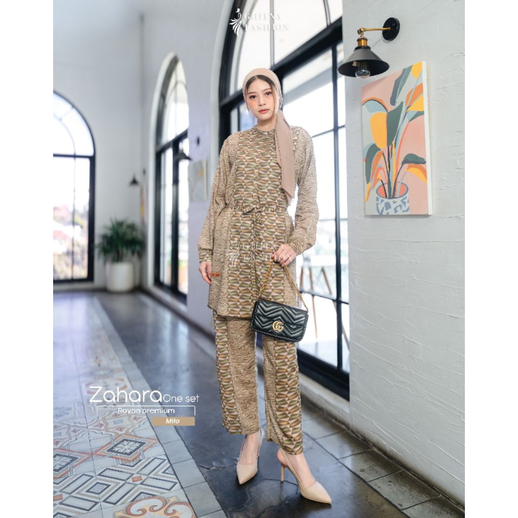 PROMOO ZAHARA ONE SET BY GHIINA FASHION, PROMO ONE SET GHIINA