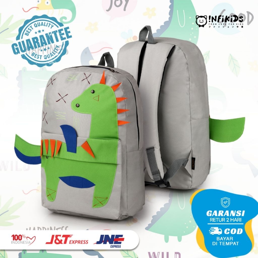 [Bisa COD] Tas Punggung Anak | Backpack Sekolah SD | Ransel Sekolah Laki-Laki Kuat & Ringan