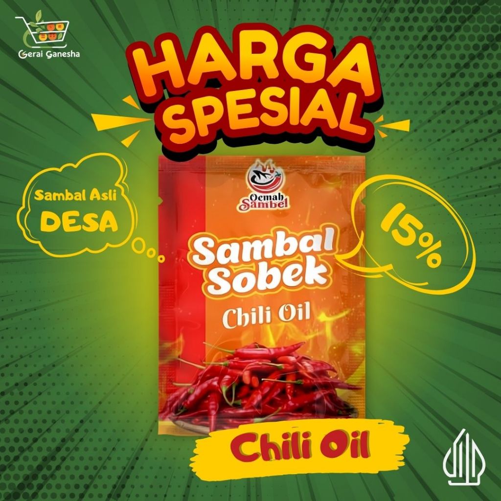 

OEMAH SAMBEL - Sambal Sachet Cili Oil (20 Gram)