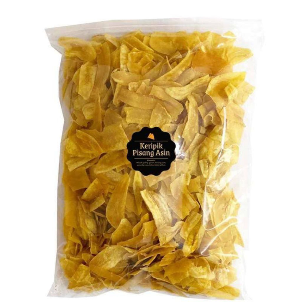 

Keripik pisang asin 500 gram