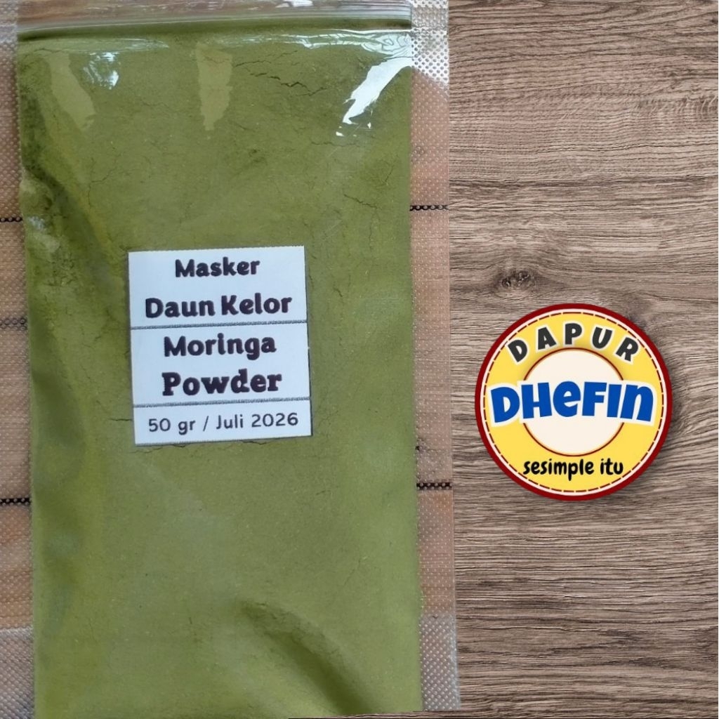 Masker Wajah Daun Kelor Netto 50 Gram