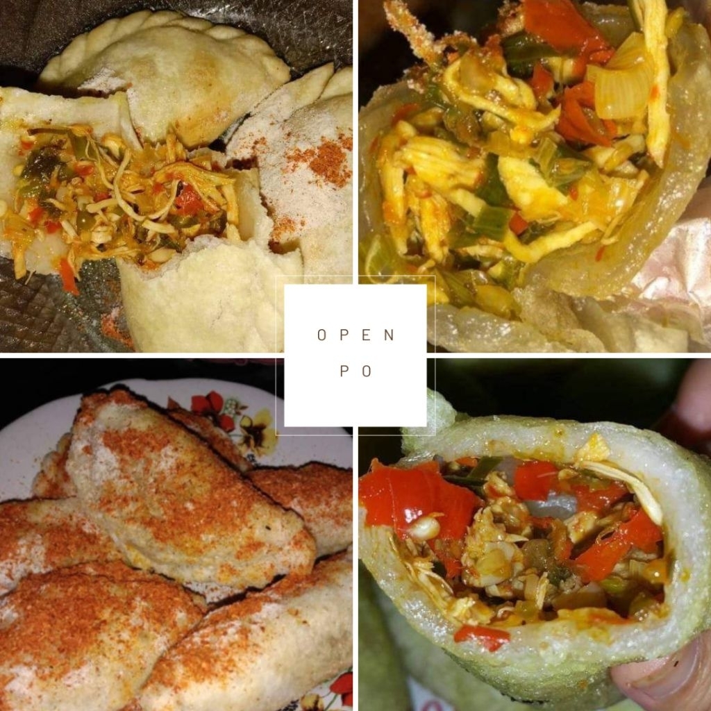 

Cireng Isi Ayam Suwir Pedas Extract daun jeruk by Èxito Food