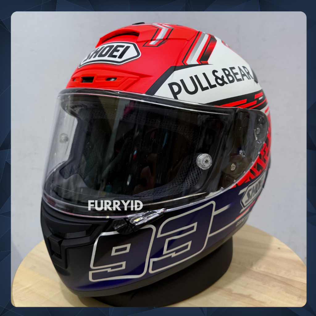 HELM FULL FACE SHOEI X14 MARQUEZ 5 PULL AND BEAR