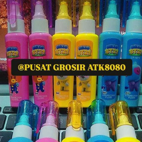 

[PGATK] Tip Ex KOREA CAIR. Correcction Pen Korean Series. READY 3 PILIHAN WARNA.