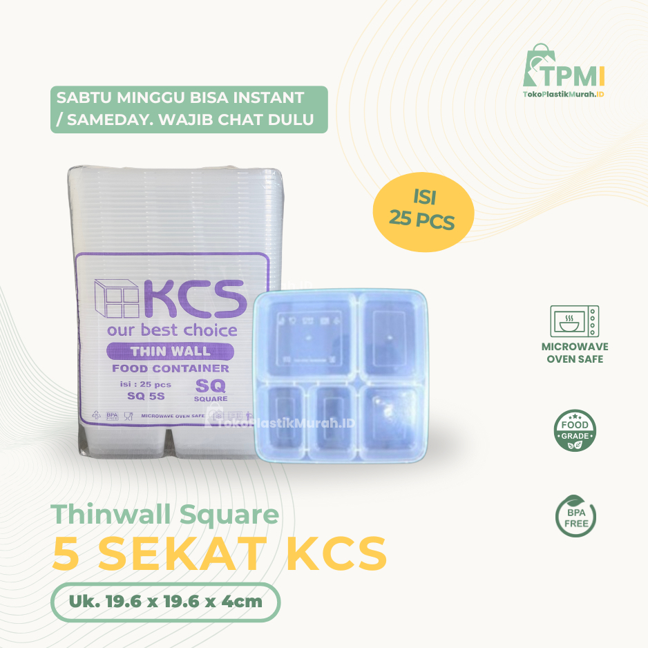[BISA INSTANT] THINWALL SEKAT 5 KCS | THINWALL SEKAT | THINWALL MERK KCS | THINWALL BENTO SEKAT 5