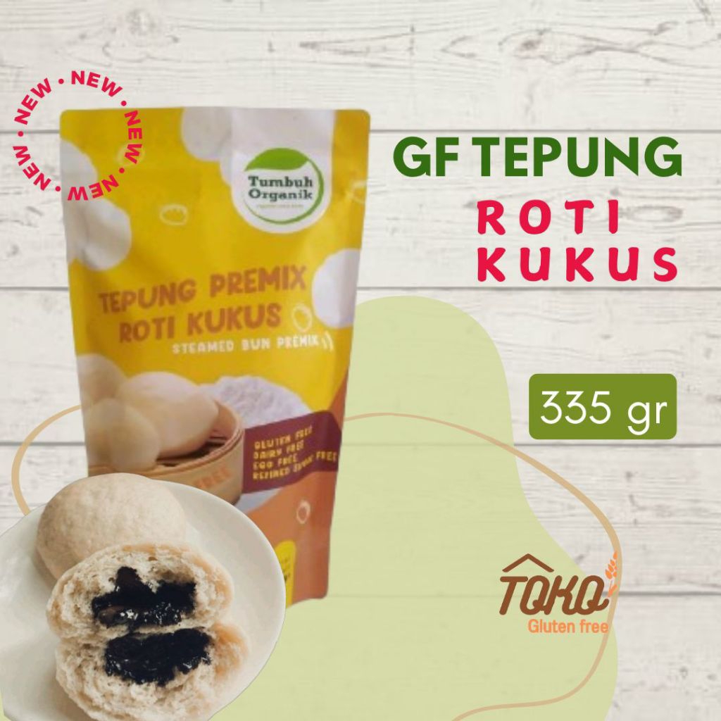 

Gluten Free Tepung Roti Kukus Tepung Bakpao Free Gluten Tumbuh Organik Diet Special Needs Dairy Free