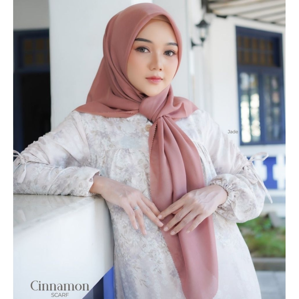 Cinnamon Scarf ORI by DAFFI Hijab // jilbab segi empat