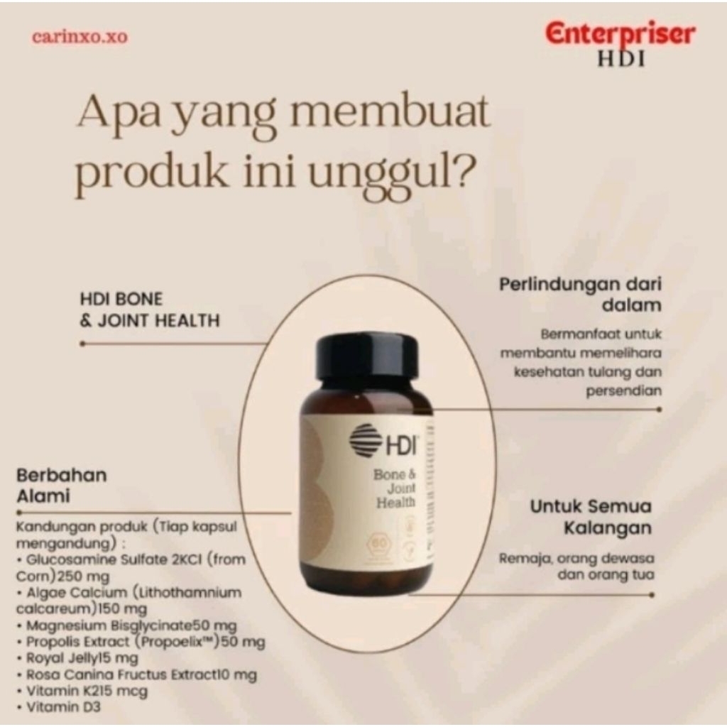 

⭐ bone joint hdi ori produksi terbaru