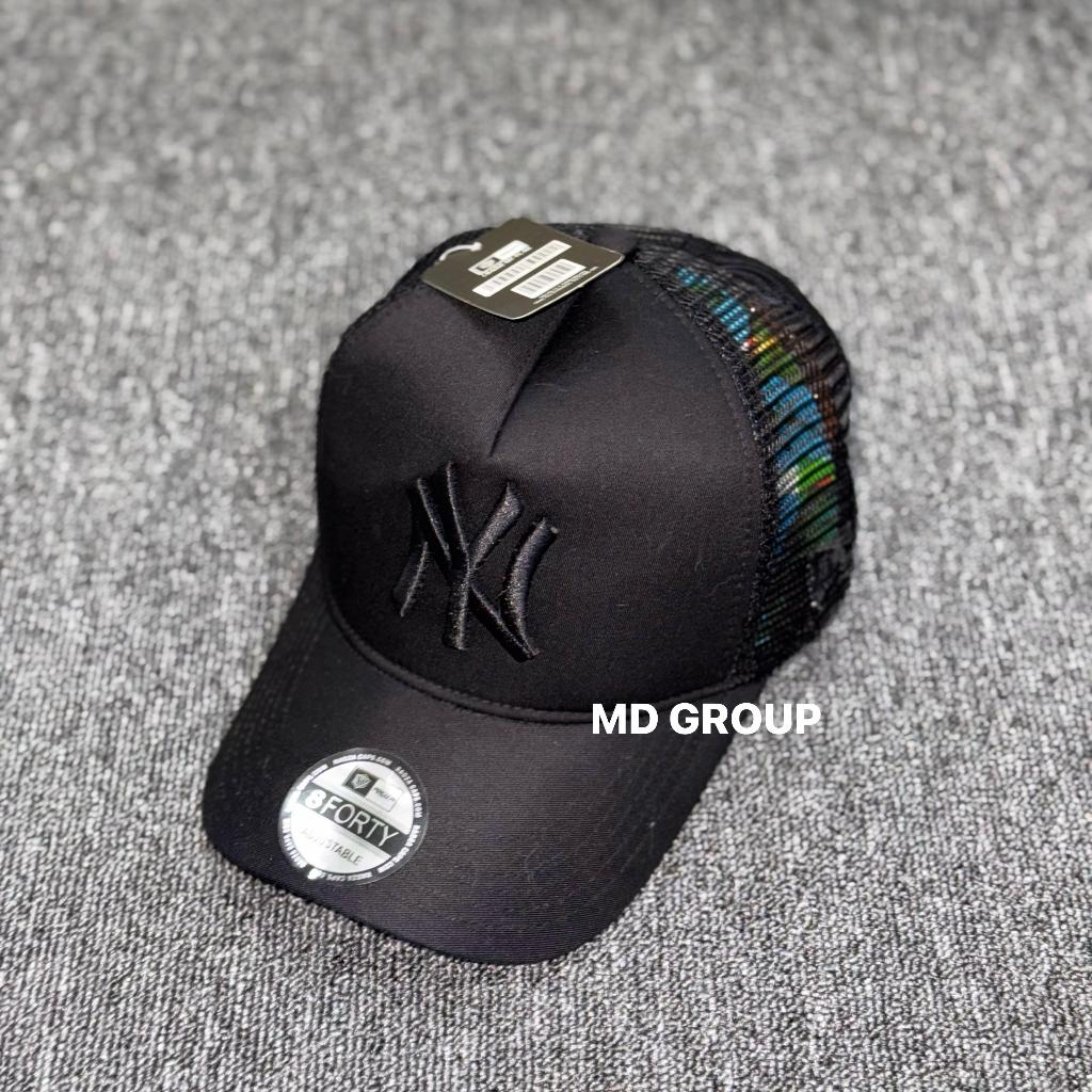 TerbaruTopi Jaring Import Caps NY Full Hitam High Quality Pria Wanita COD