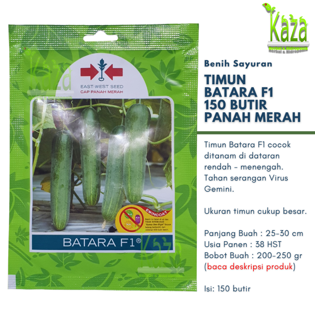 Timun Hibrida Batara F1 150 butir - Cap Panah Merah Mentimun Besar
