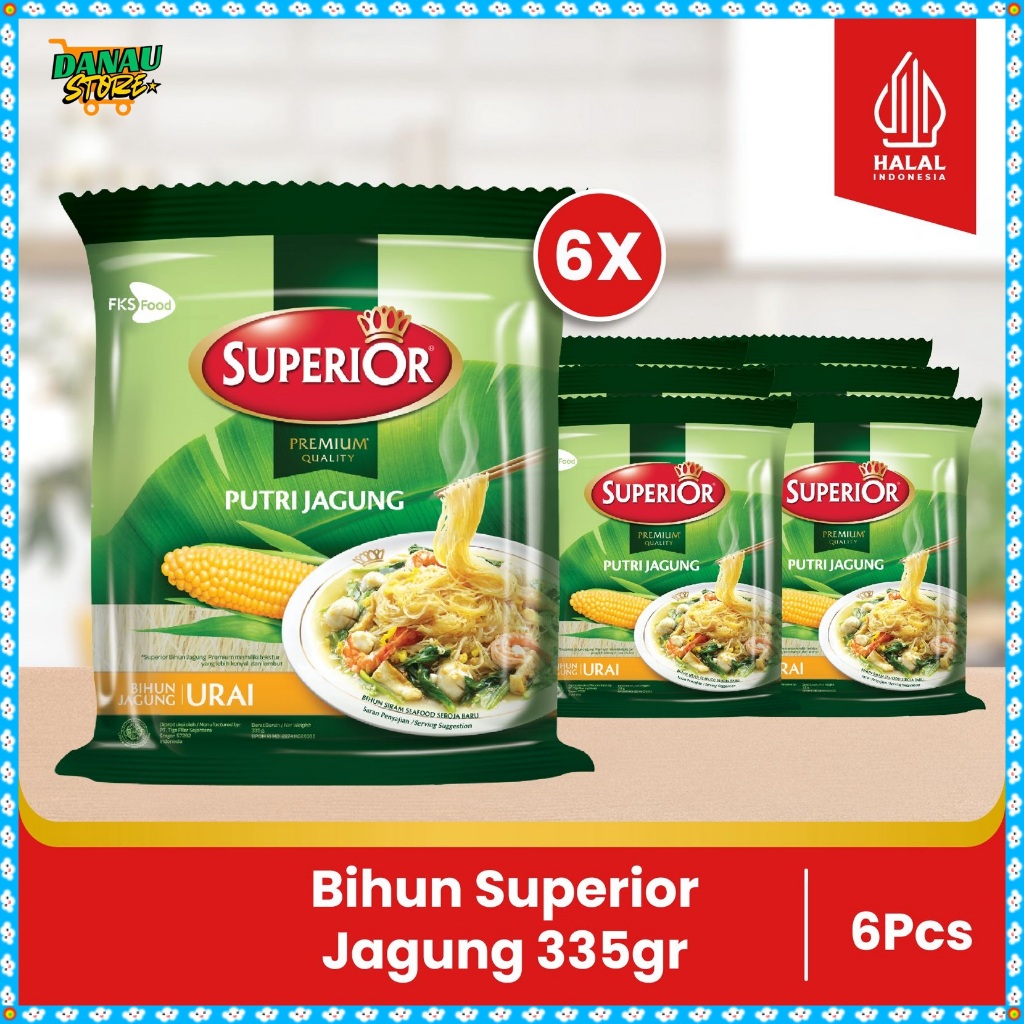 

Paket Bundling - Bihun Superior - Jagung - 12 Keping - 6pcs