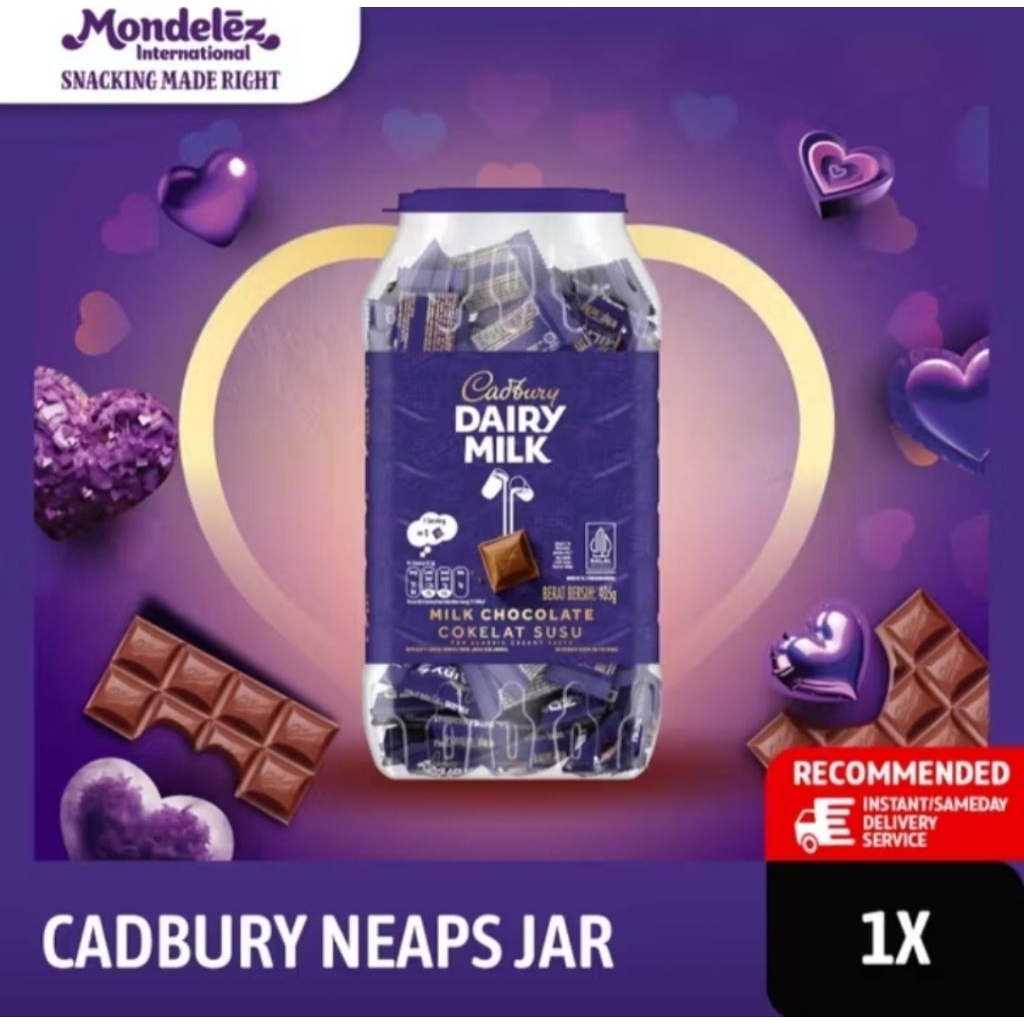 

Dairy Milk Cadbury Coklat Toples isi 382gr