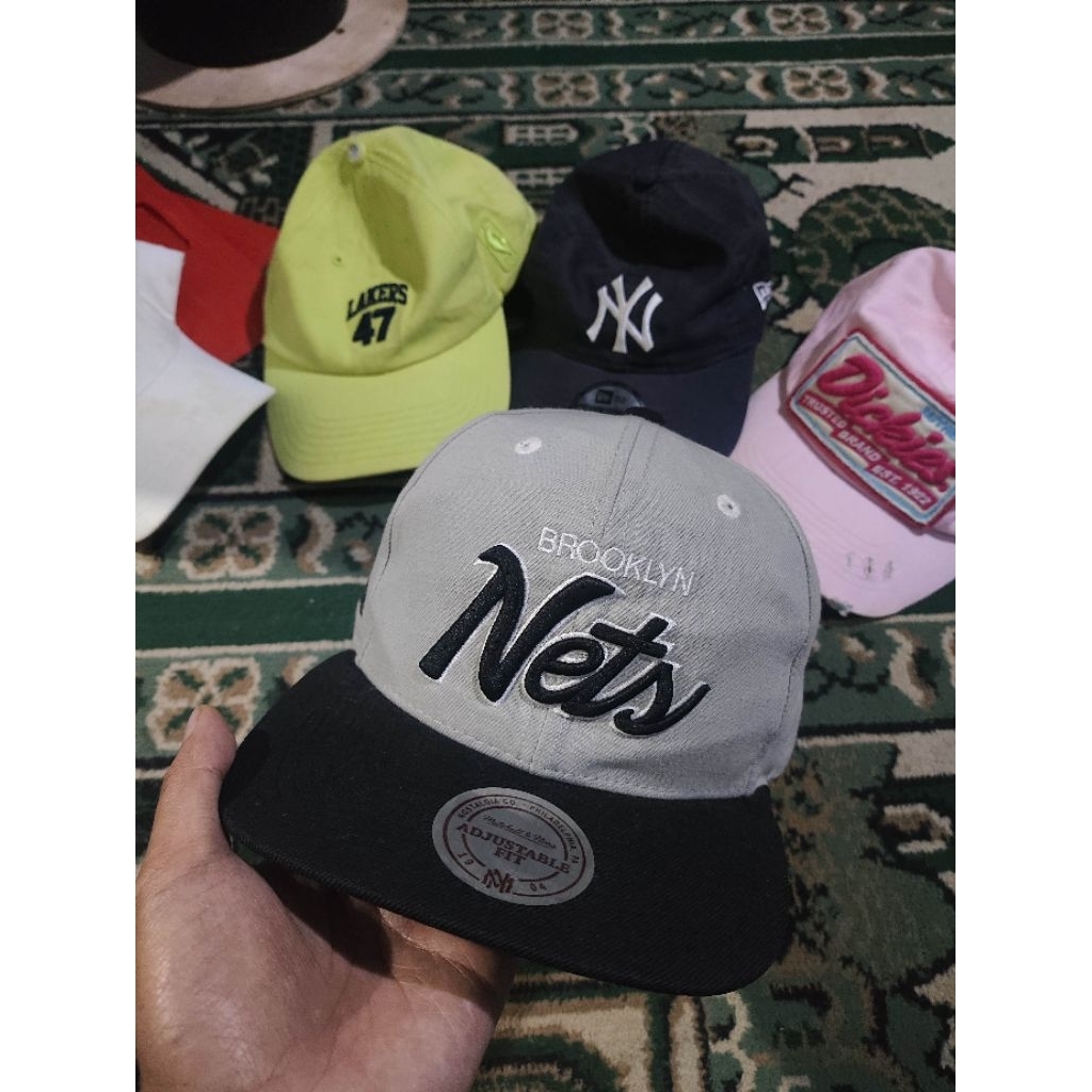 Brooxlyn Nets NBA Mitchell and Ness topi original