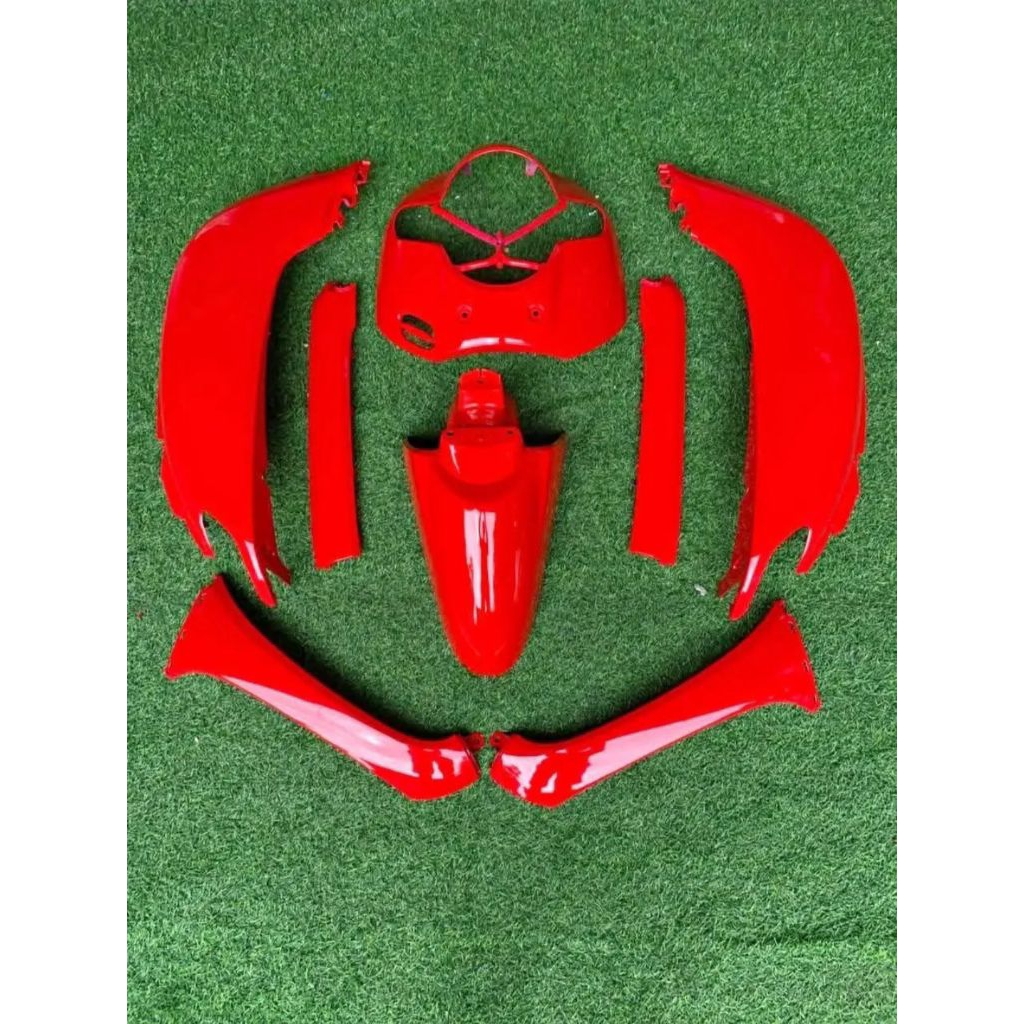 Cover full bodi halus scoopy donat 2017-2021 merah cabe,merah dof,grey doff