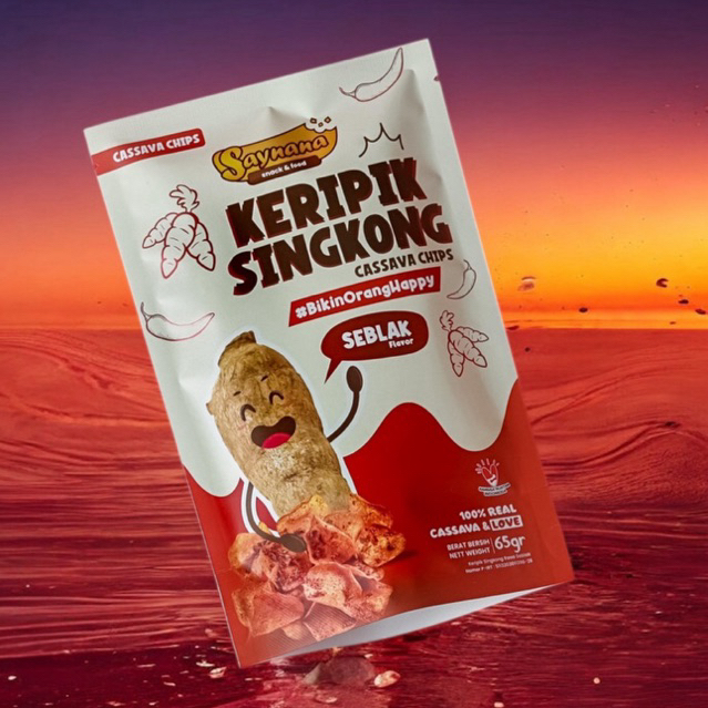 

Keripik Singkong rasa SEBLAK