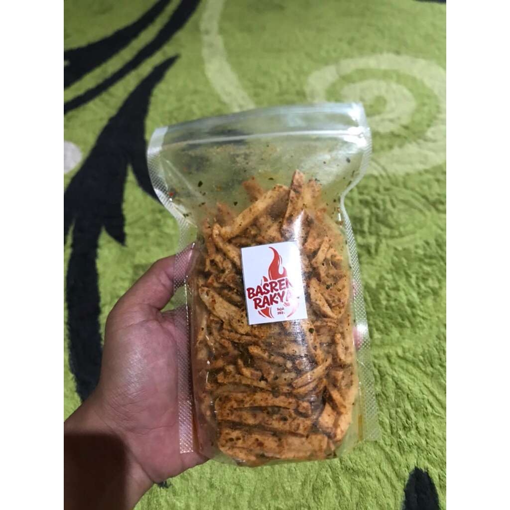 

Basreng pedas jeruk dan original 250 g renyah