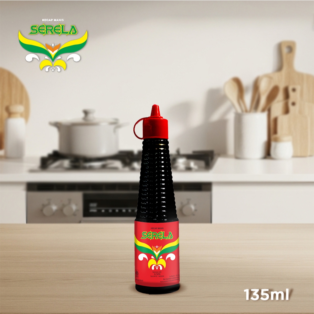 

SERELA Kecap Manis Merah Botol Pet 135ml