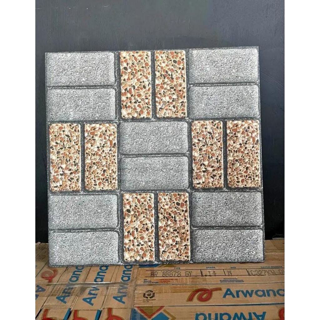 keramik teras 50x50 kasar matt embos - unicera