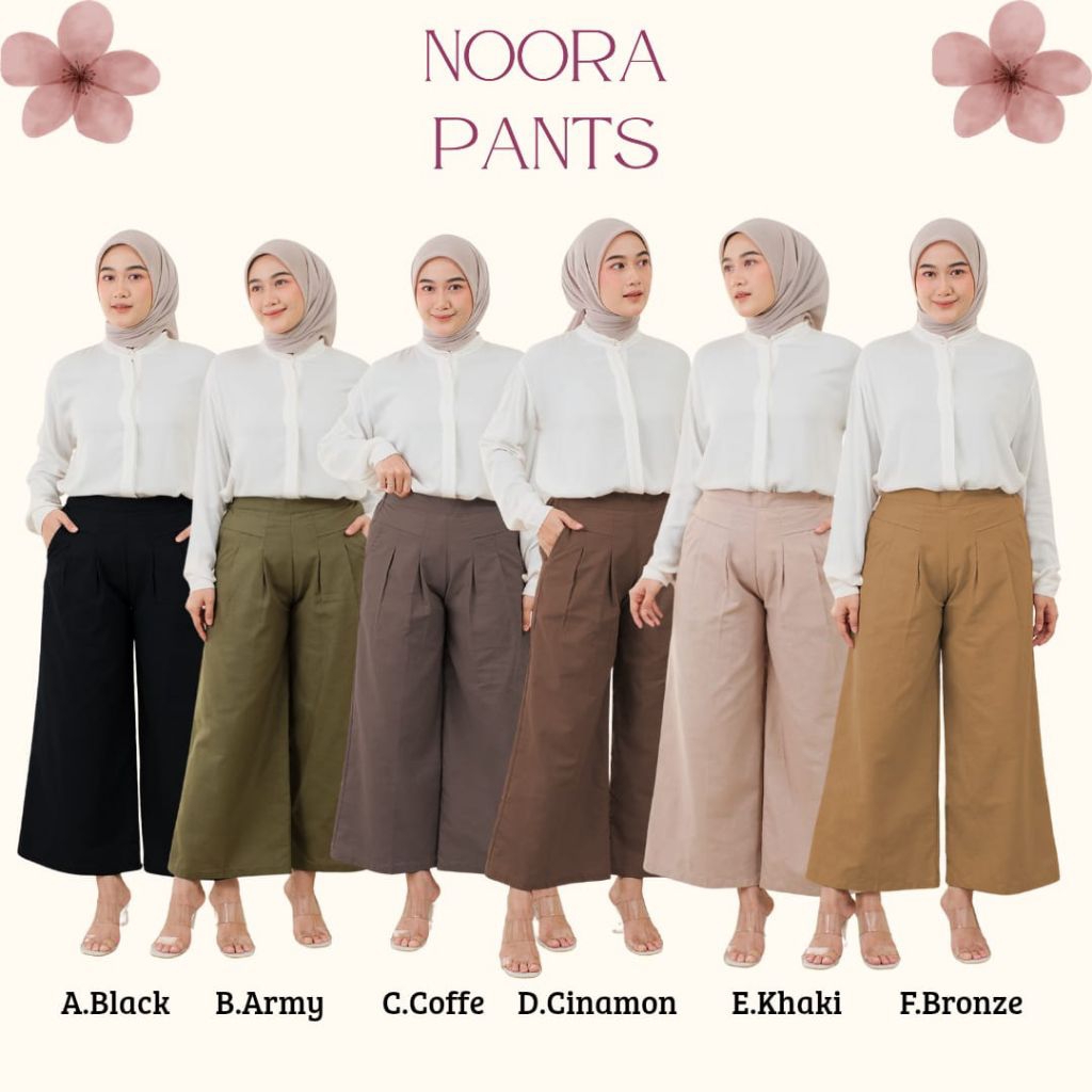 ready celana panjang wanita noora pants by noora