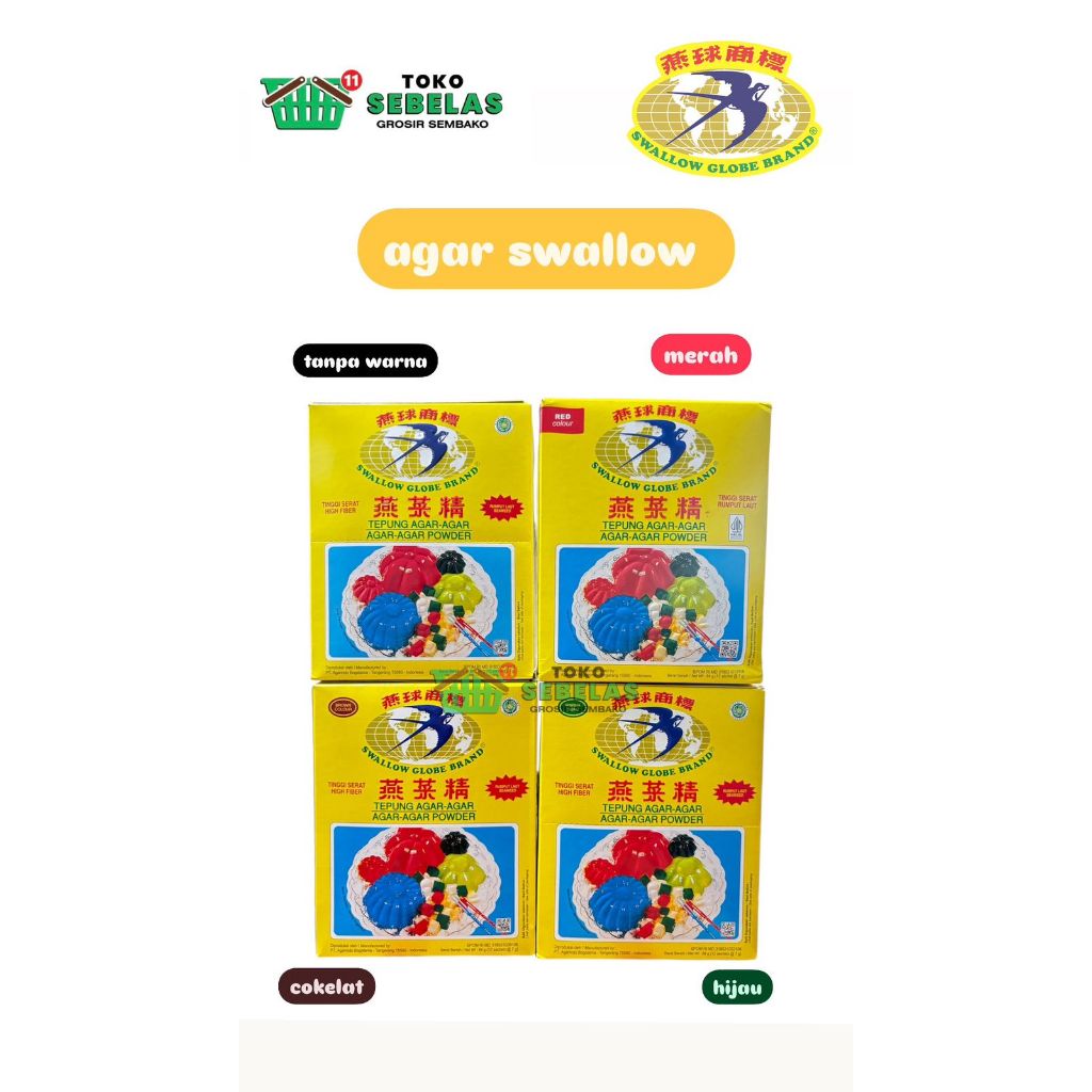 

Agar Swallow Globe Varian Warna