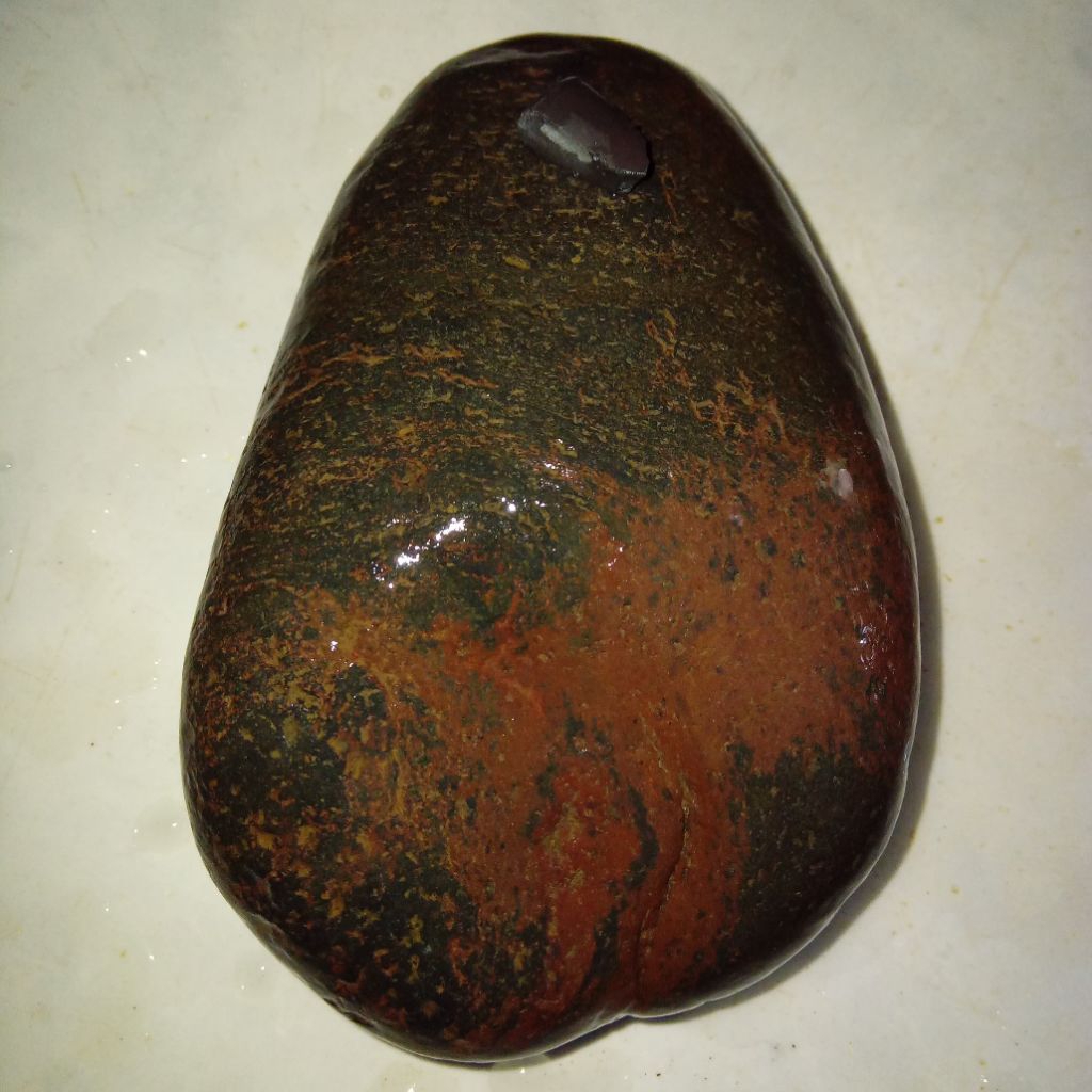 Original Batu Badar Besi Merah Cabe Abstrak Nempel Magnet