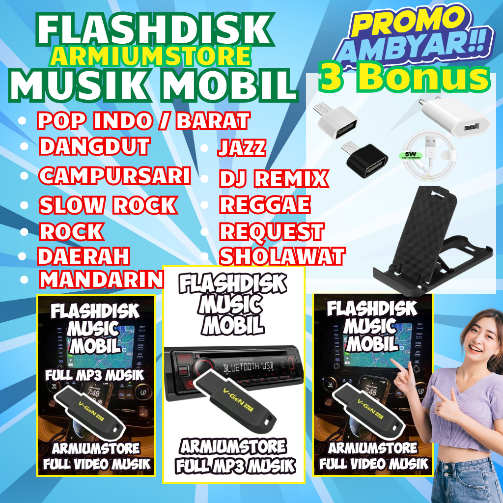 USB MP3 & MP4 PLAYER MOBIL