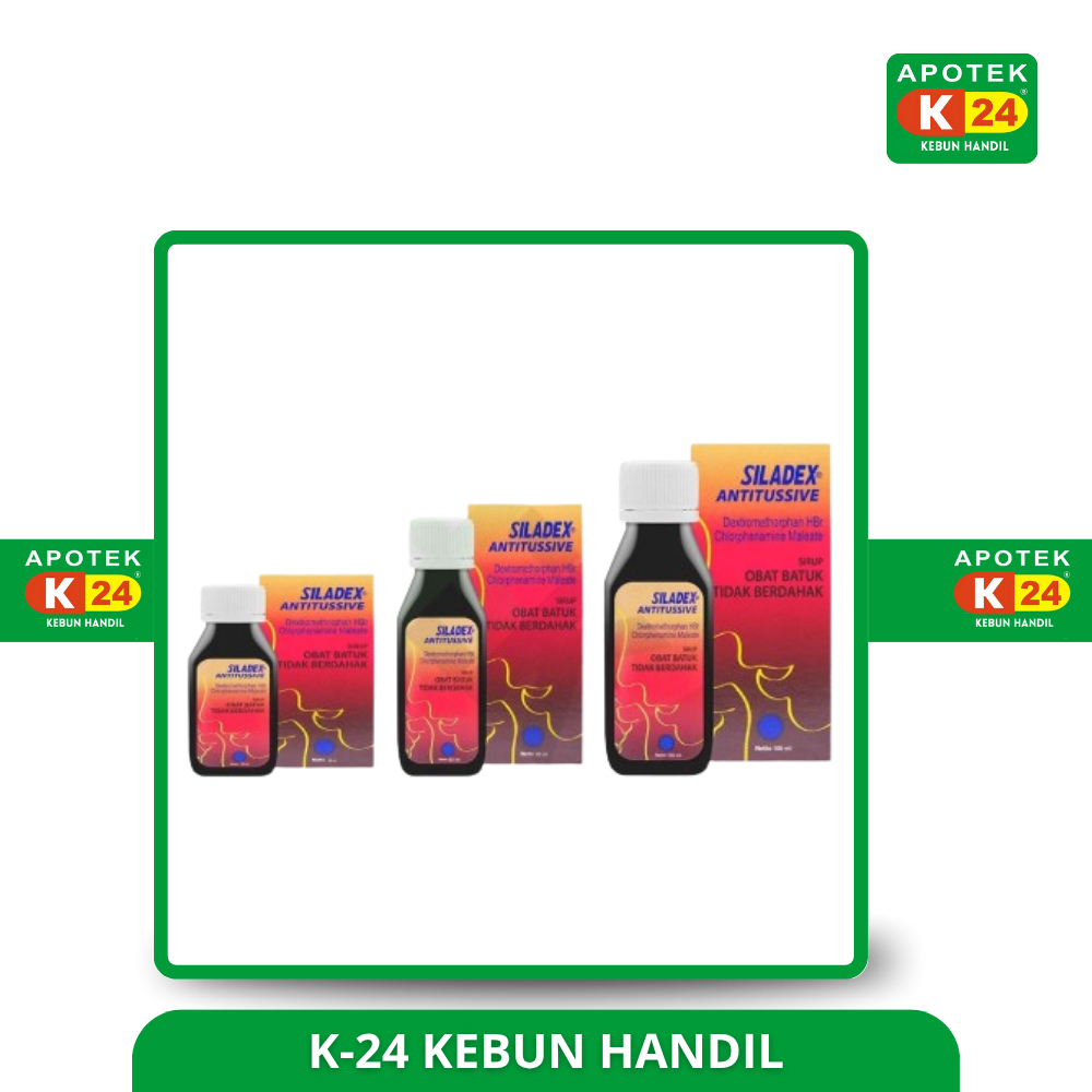 Siladex Merah Antitusive - Sirup Batuk Tidak Berdahak  / Siladex Batuk Kering Gatal