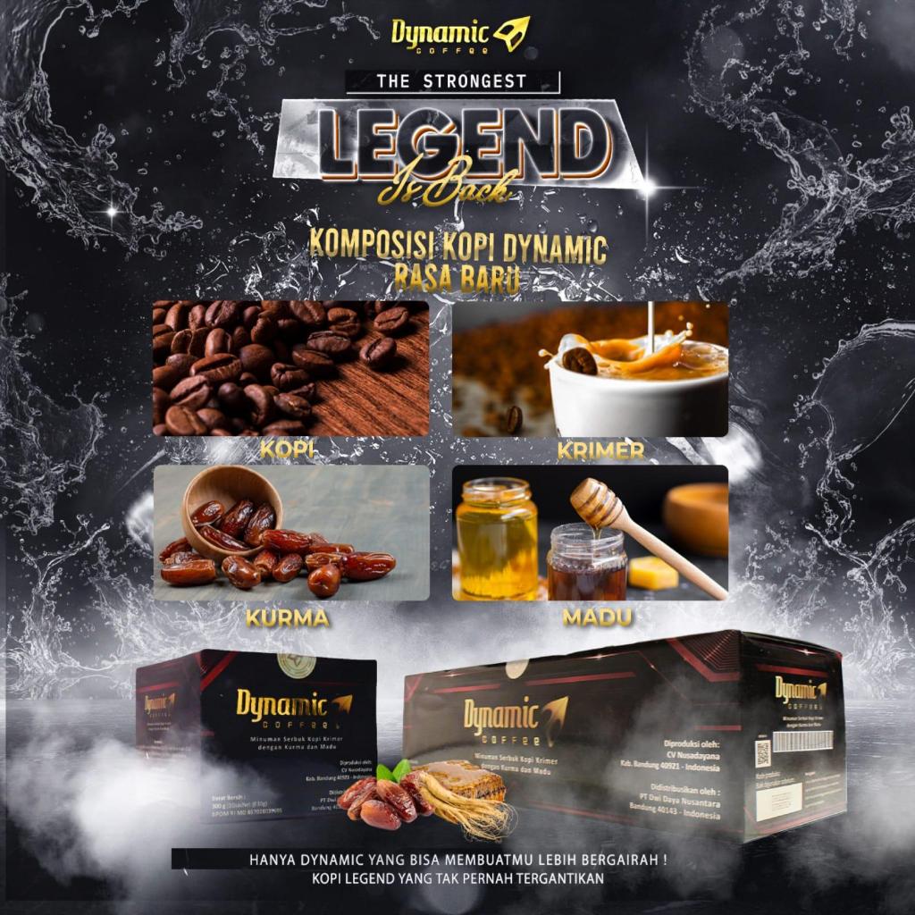 

Dynamic Coffee Original Terbaru 1 Slop Isi 3 Box 30 Sachet