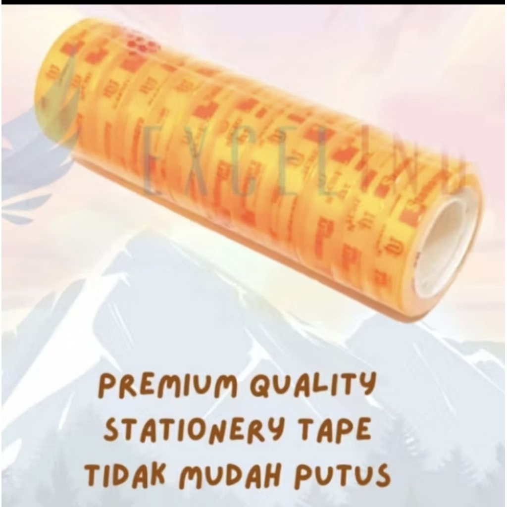 

1 PCS ISOLASI SELOTIP KECIL 12MM X 25YARD HORE