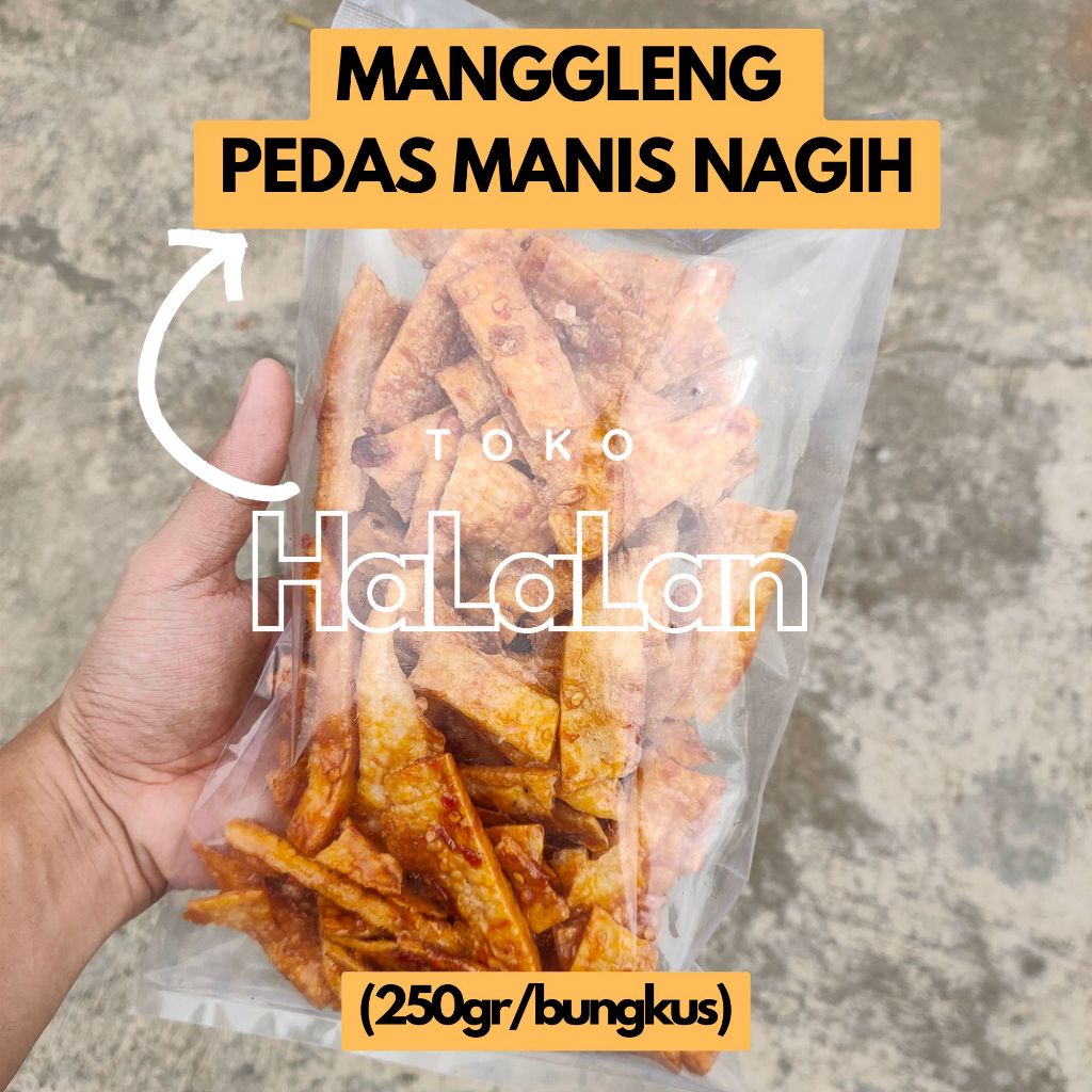 

Manggleng Singkong Pedas Manis (Pedas Nagih) Super Premium