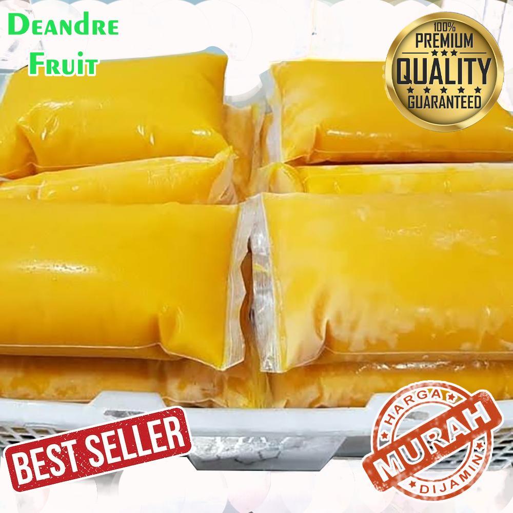 

GROSIR MURAH 1kg Buah Beku Mangga Harum Manis Frozen Mango Puree Pure