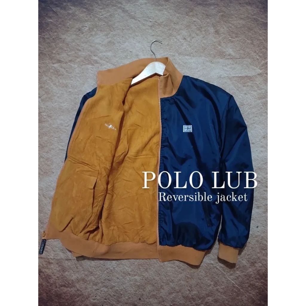 jaket POLO CLUB reversible recomend bekas/second/preloved