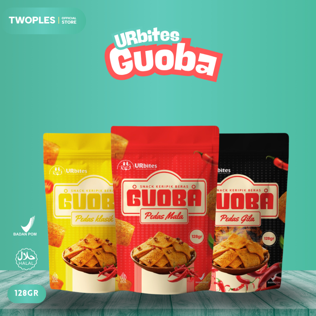 

KERIPIK GUOBA - Snacks Keripik Beras 128gr Pedasnya Bikin Merem Melek Keriuknya Nagih