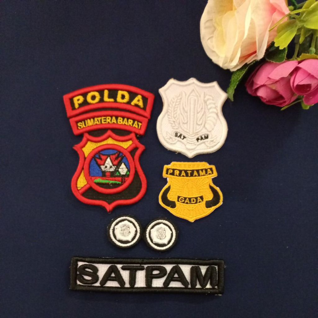 Set Lambang Satpam Timbul