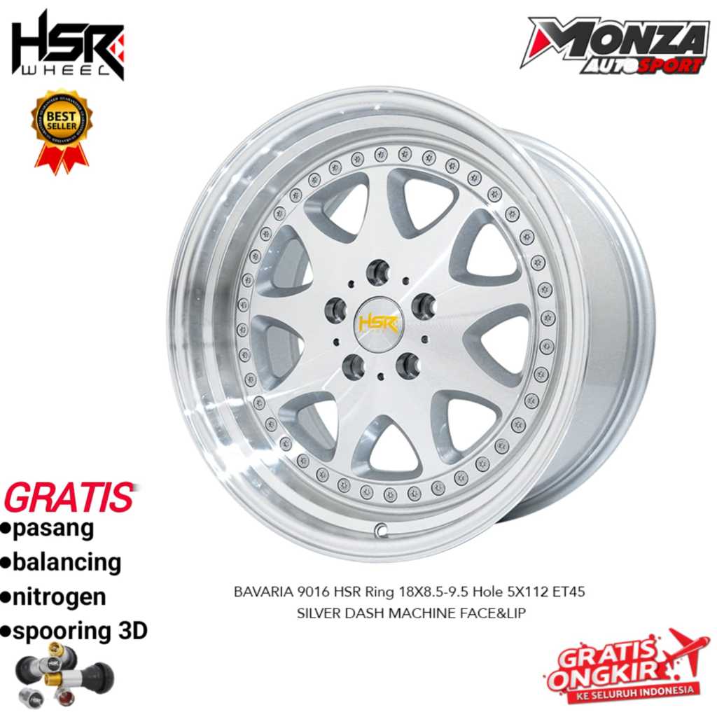 Velg mobil Hsr Bavaria R18 untuk mercy semua type