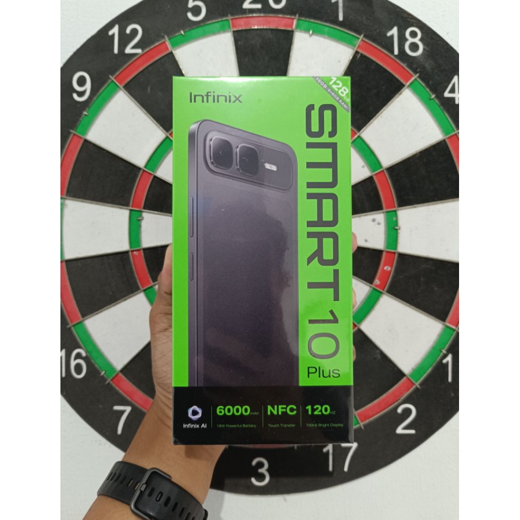 Infinix Smart 10 Plus 8/128GB | Unisoc T7250 | 120Hz HD+ | 6000 mAh | NFC