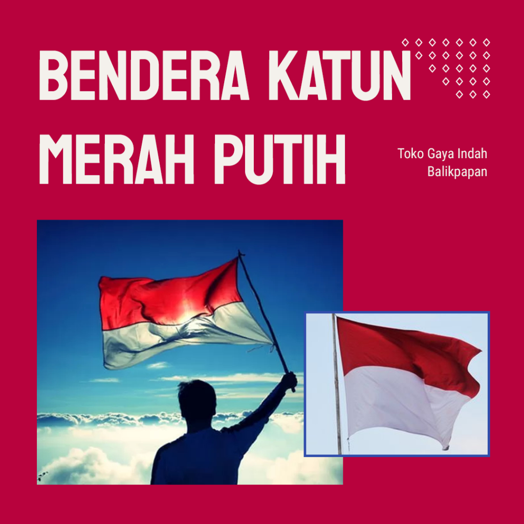 Bendera Merah Putih Katun 60x90 (Bendera Rumah)