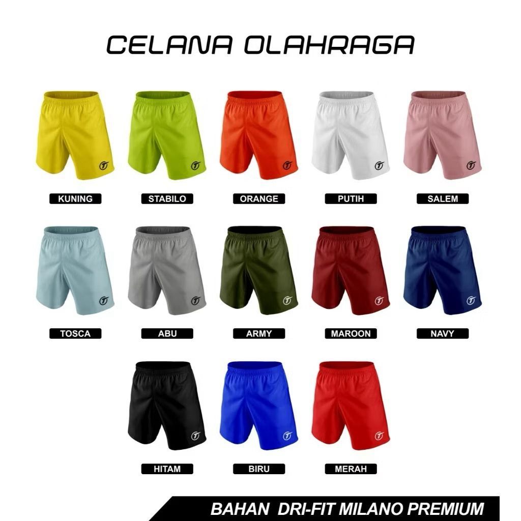 CELANA POLOS THIAGO / CELANA FUTSAL CELANA OLAHRAGA