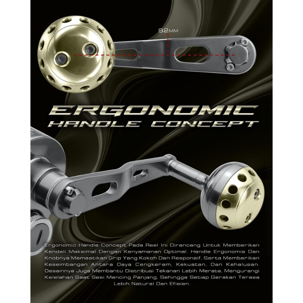 Reel Overhead Daido JIGKING 100 Lite