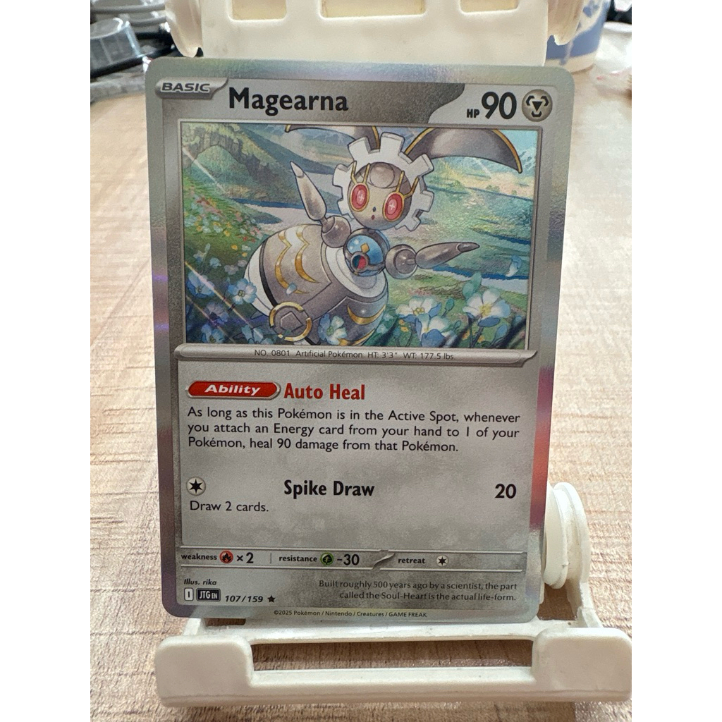 kartu pokemon original holo rare magearna jtg 107/159