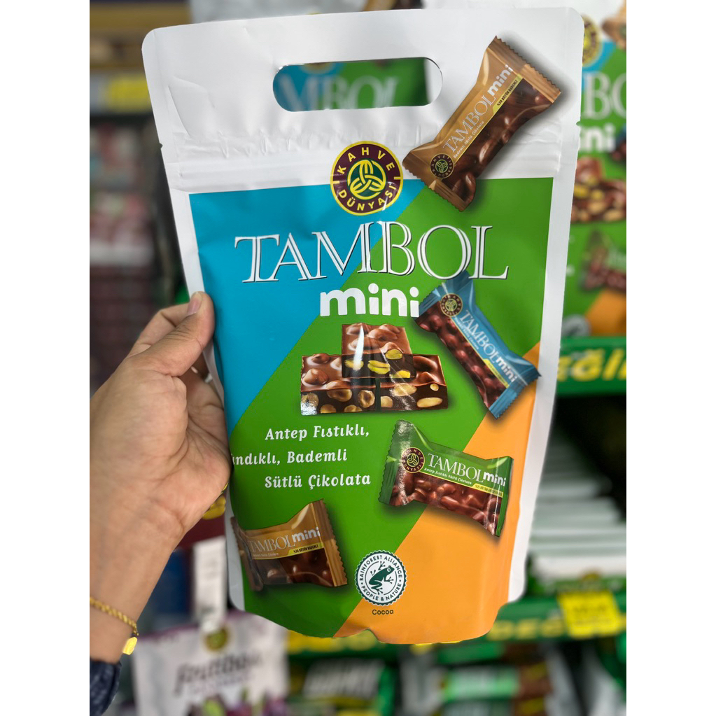 

TAMBOL KAHVE DUNYASI MIX COKLAT PISTACHIO HAZELNUT ALMOND PAKET HEMAT