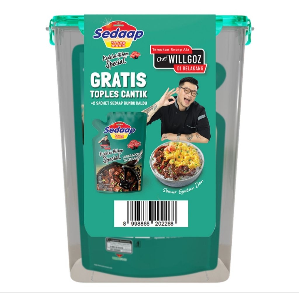 

Sedaap Kecap Manis Kedelai Hitam Refill 725g