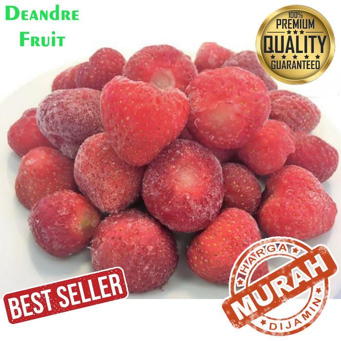

PASTI MURAH 100gr Frozen Strawberry Buah Beku Stroberi