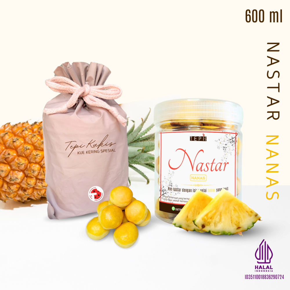 

Kue Nastar Nanas Lumer Spesial Toples 600ml