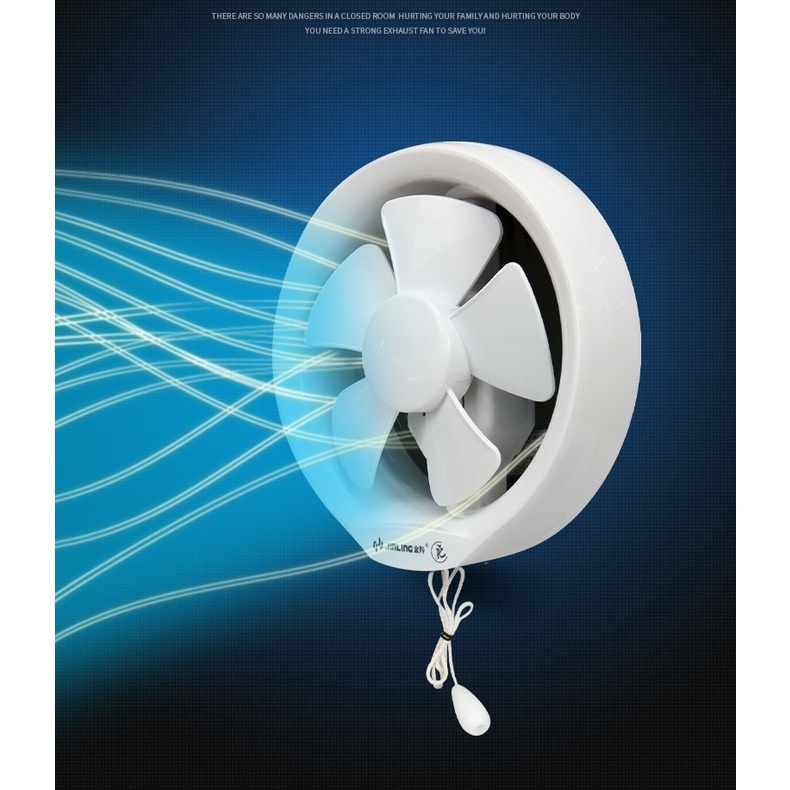 Exhaust Fan Tembok 6inc /Hexos Bulat Dinding 6Inch / Penydeot Udara Kamar Mandi / Hexos original 6in