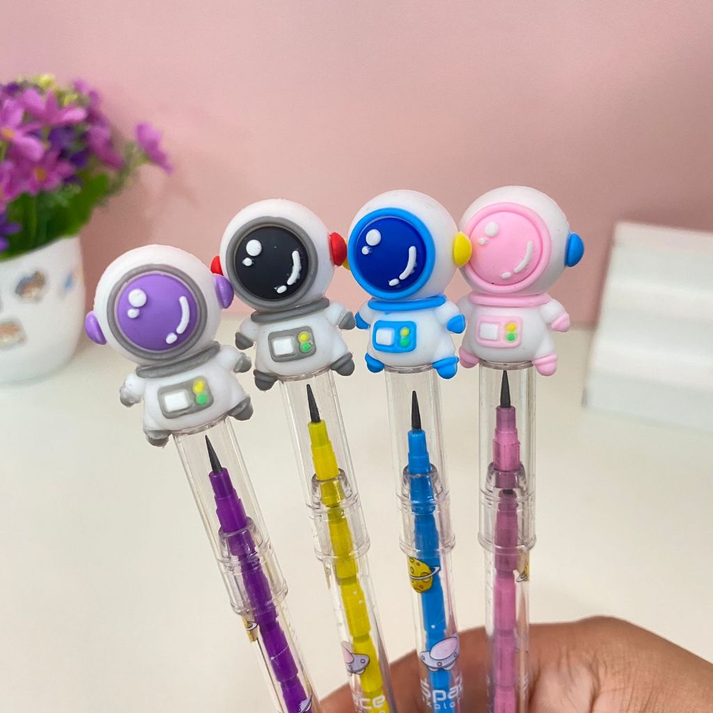 

4/8/12PCS PENSIL SUSUN ASTRONOT FULLBODY PS-1943 Pencil lucu Alat Tulis Sekolah