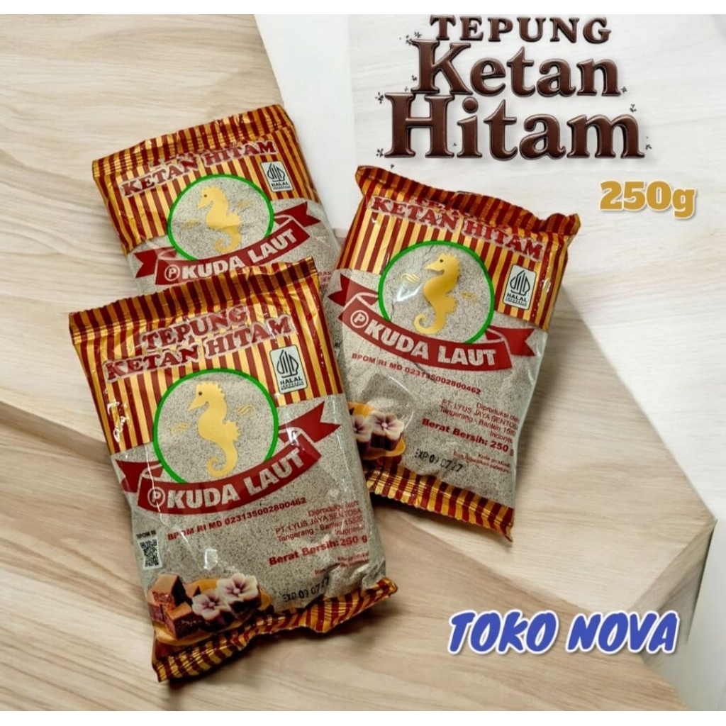 

TEPUNG KETAN HITAM 250GR KUDA LAUT