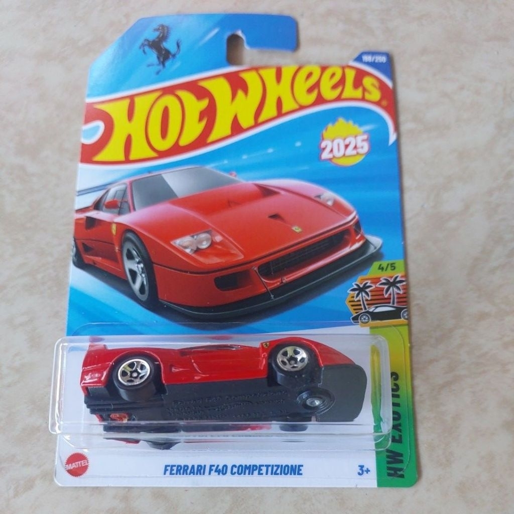 HOT WHEELS FERRARI F40 VOMPETIZIONE MERAH (DUS i )LOTE K 2025